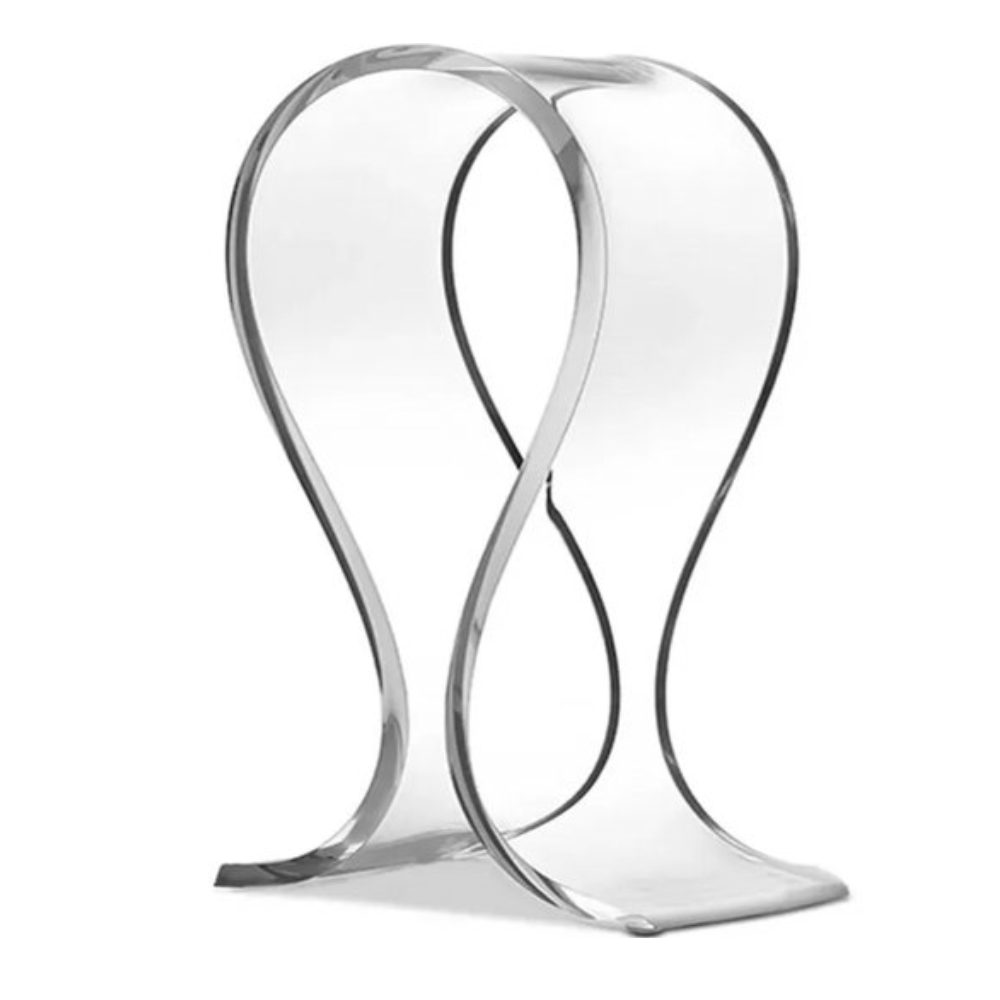 Transparante WiseQ headset houder koptelefoon standaard modern design voor bureau