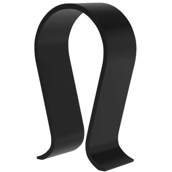 Zwarte WiseQ koptelefoon houder headset standaard minimalistisch modern design