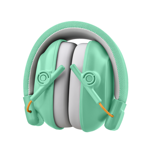 Wise oorbeschermers voor kinderen 28dB in mint groen met verstelbare hoofdband