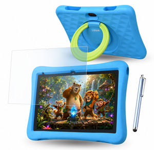 WiseTab - Kindertablet – Veilig, Snel & Compleet - 160GB - Blauw