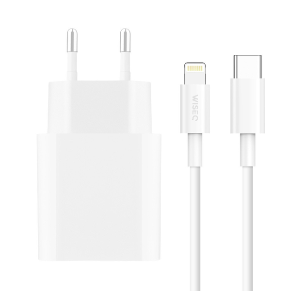 iPhone Snellader - 20W - Lightning kabel - 1 Meter - Wit