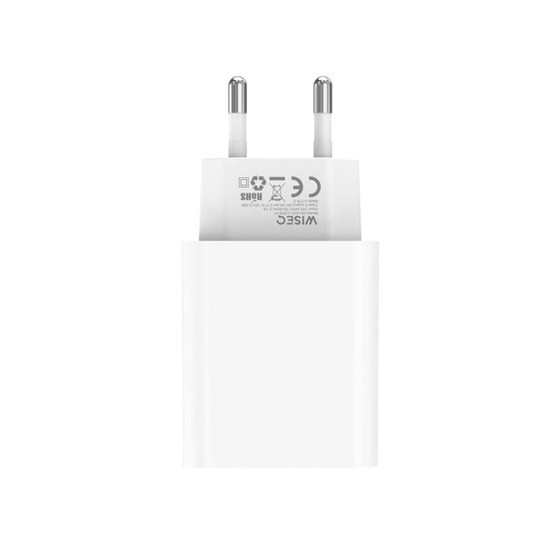 25W USB-C Snellader met USB-C naar USB-C Kabel - 3 Meter  - Wit