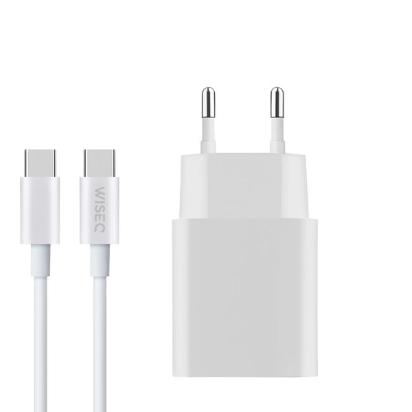Witte iPhone snellader met usb c kabel geschikt voor iPhone 15 16 17 Pro Max voor snel opladen