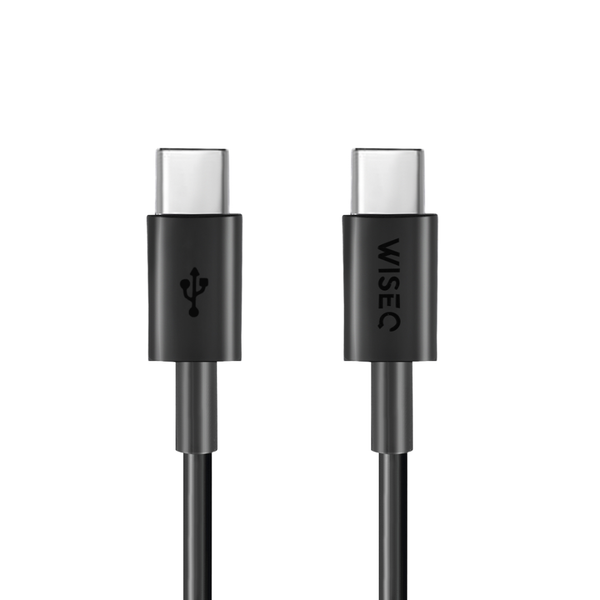 25W Snellader met USB C Oplaadkabel – Dual Port - 1 Meter - Zwart