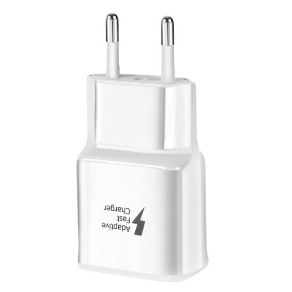 WiseQ micro USB snellader wit 1 meter geschikt voor Samsung Galaxy S7 A7 J5 Huawei en andere Android toestellen