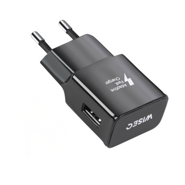 wiseq micro usb snellader zwart geschikt voor samsung galaxy s7 a7 j5 huawei