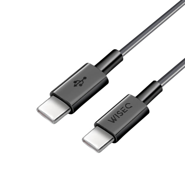 Zwarte USB C oplaadkabel geschikt voor Samsung Galaxy toestellen met snellaadfunctie